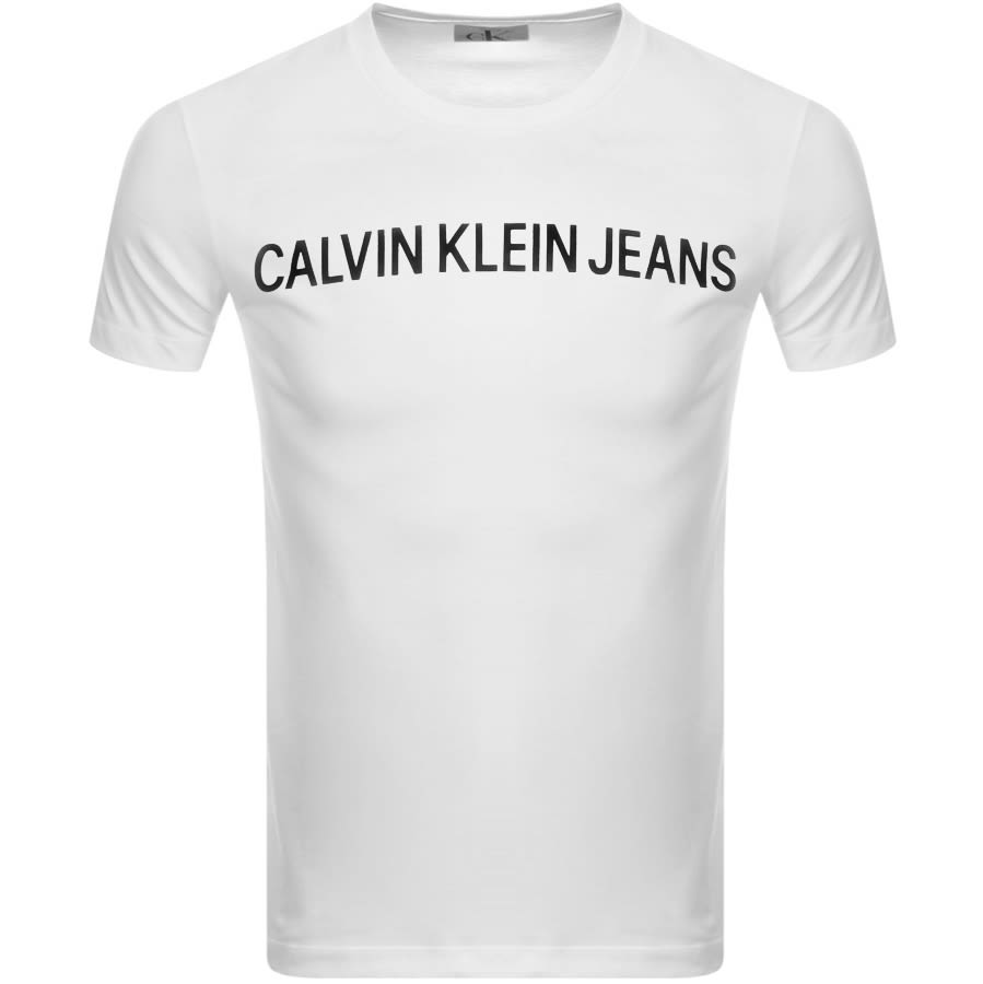 Alternative Image for ProductCalvin Klein Jeans Institutional T Shirt White1